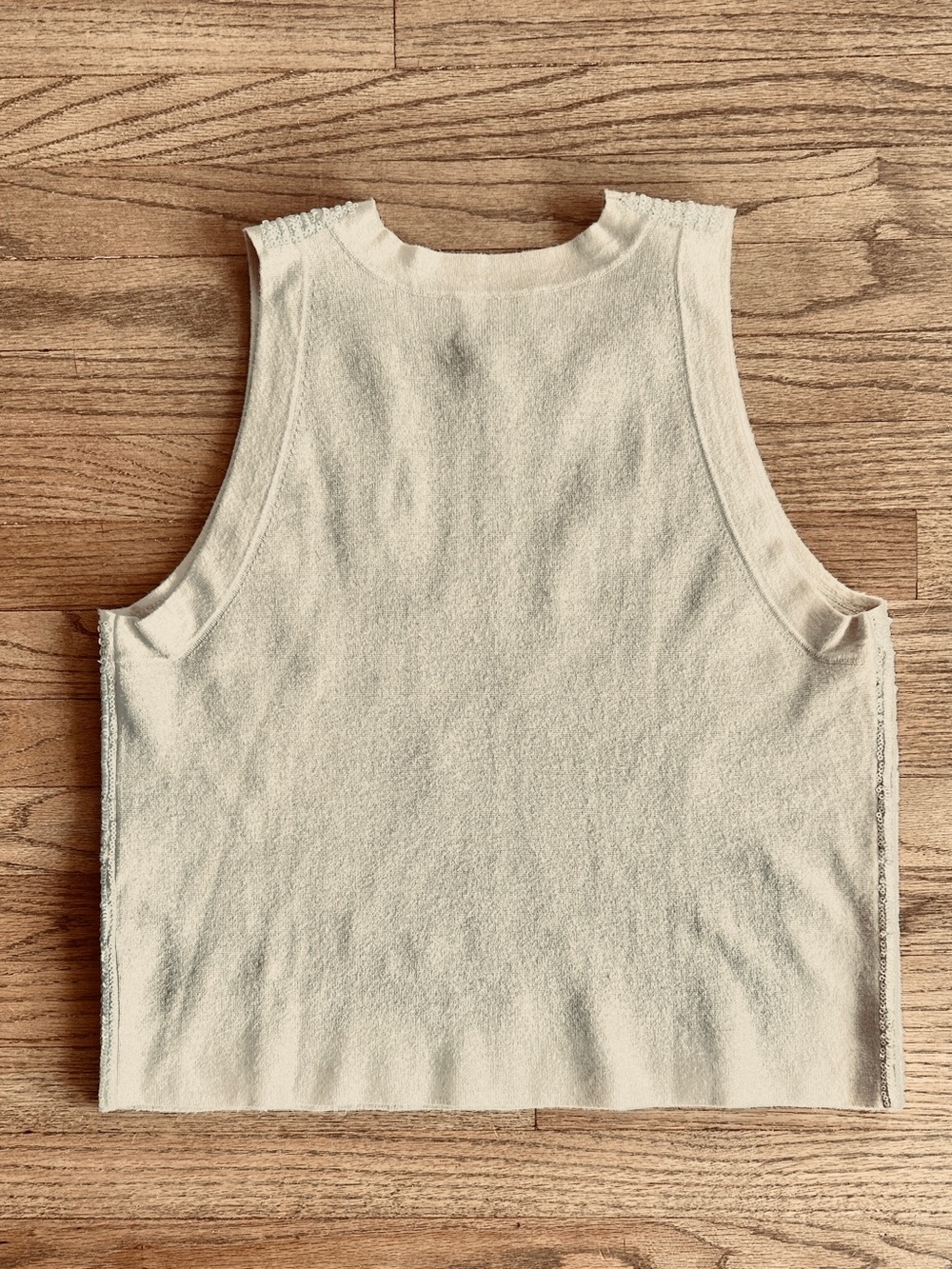 J. Crew Collection Sequin Halter Sweater Tank in Cream NWT Large - Picture 9 of 9